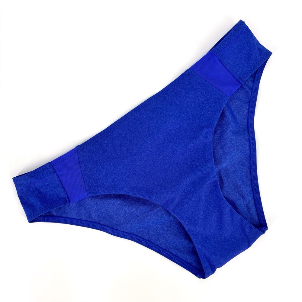 Wolford NWT Egyptian Blue Juventas Beach Tanga Quick Dry Bikini Bottoms, XS